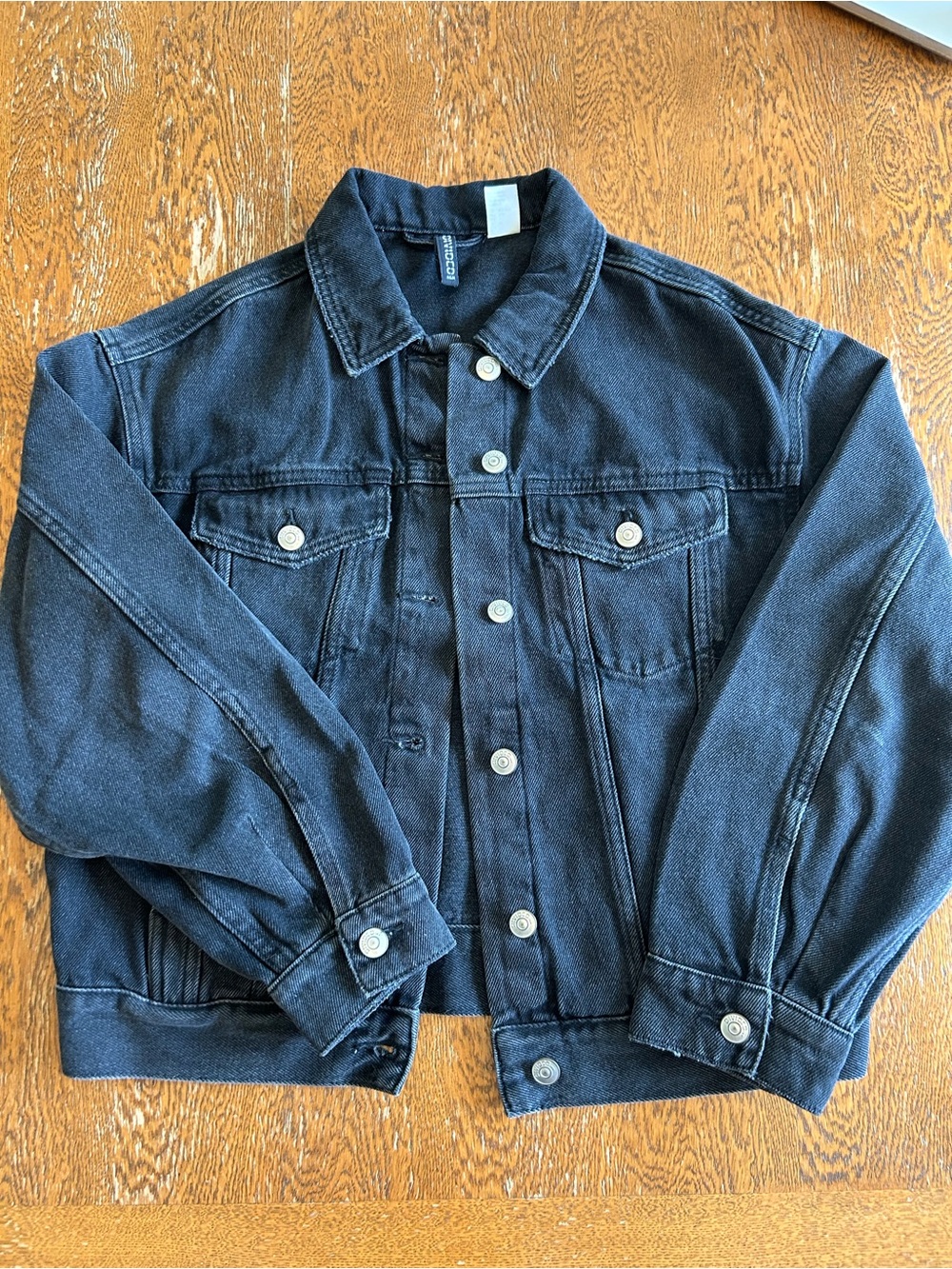 H&M Black Denim Jean Jacket